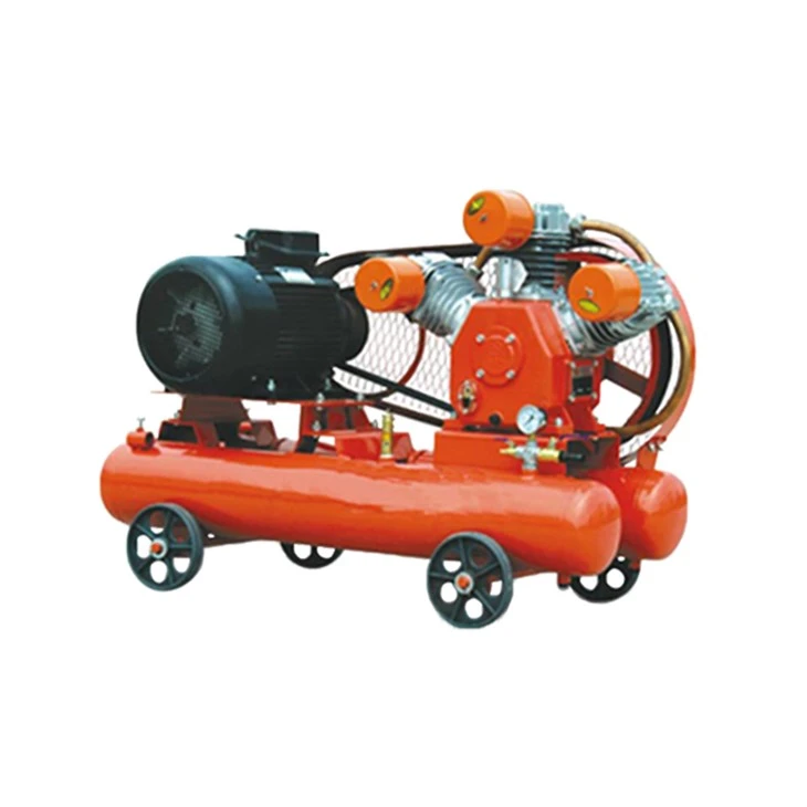 Small Mobile Diesel Piston air compressor