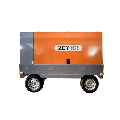 পোর্টেবল Towable ডিজেল স্ক্রু এয়ার কম্প্রেসার